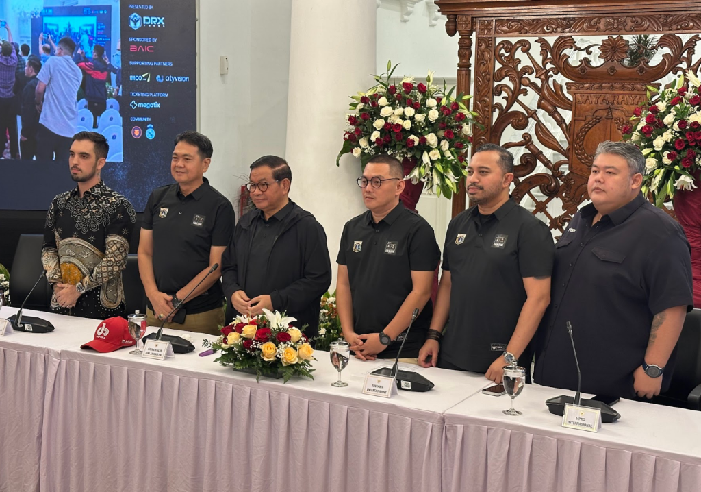Konferensi Pers Clash of Legends. Via VOLIX