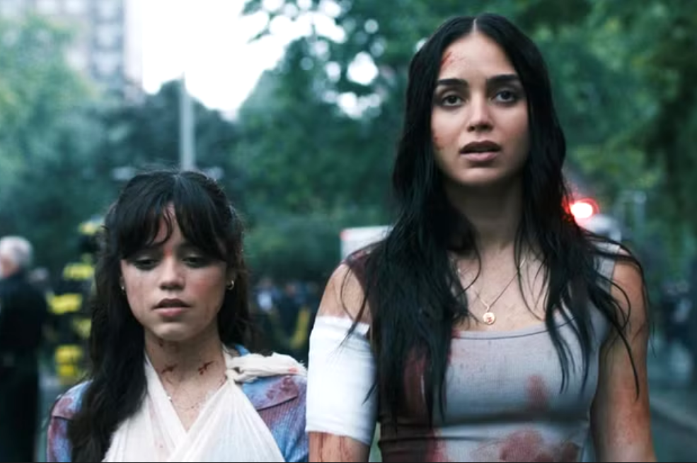 Jenna Ortega dan Melissa Barrera dalam 'Scream 6'. Via Paramount Pictures